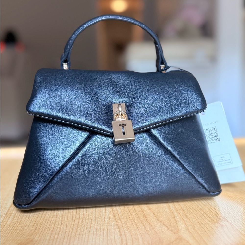 Ted Baker London Poppy Top Handle Satchel Bag Black NWT